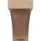 Ekena Millwork 5"W x 15"D x 10"H Classic Rivera Rough Cedar Woodgrain TimberThane Corbel, Primed Tan CORUR05X15X10RIVRCPR - alternate 2